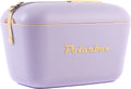  Kühlbox | Passive Kühlbox | Kühltaschen Polar In Retro Vintage Design Aus Kunststoff Mit Polystyrol (Airpop) Thermische Isolierung, 20L In Lila