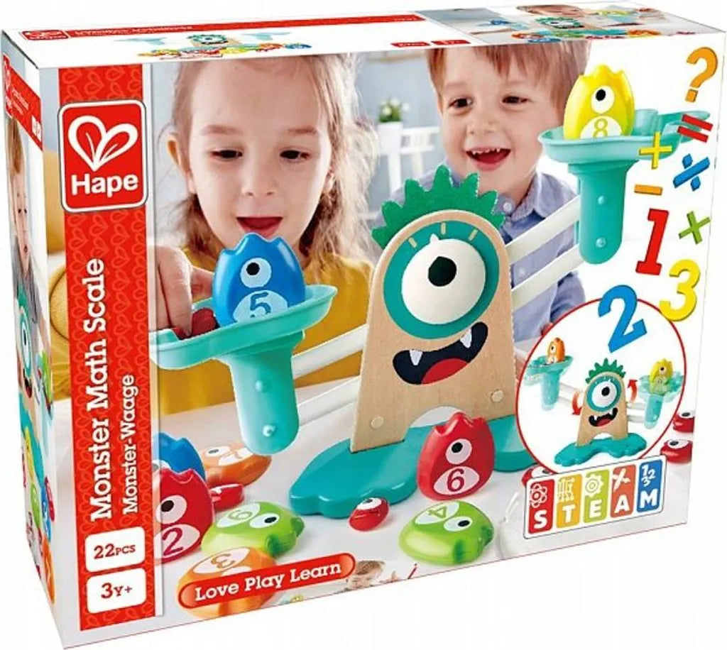  HAPE Baby Monster-Waage Aufbewahrungsdosen Geschirr Plahap1222