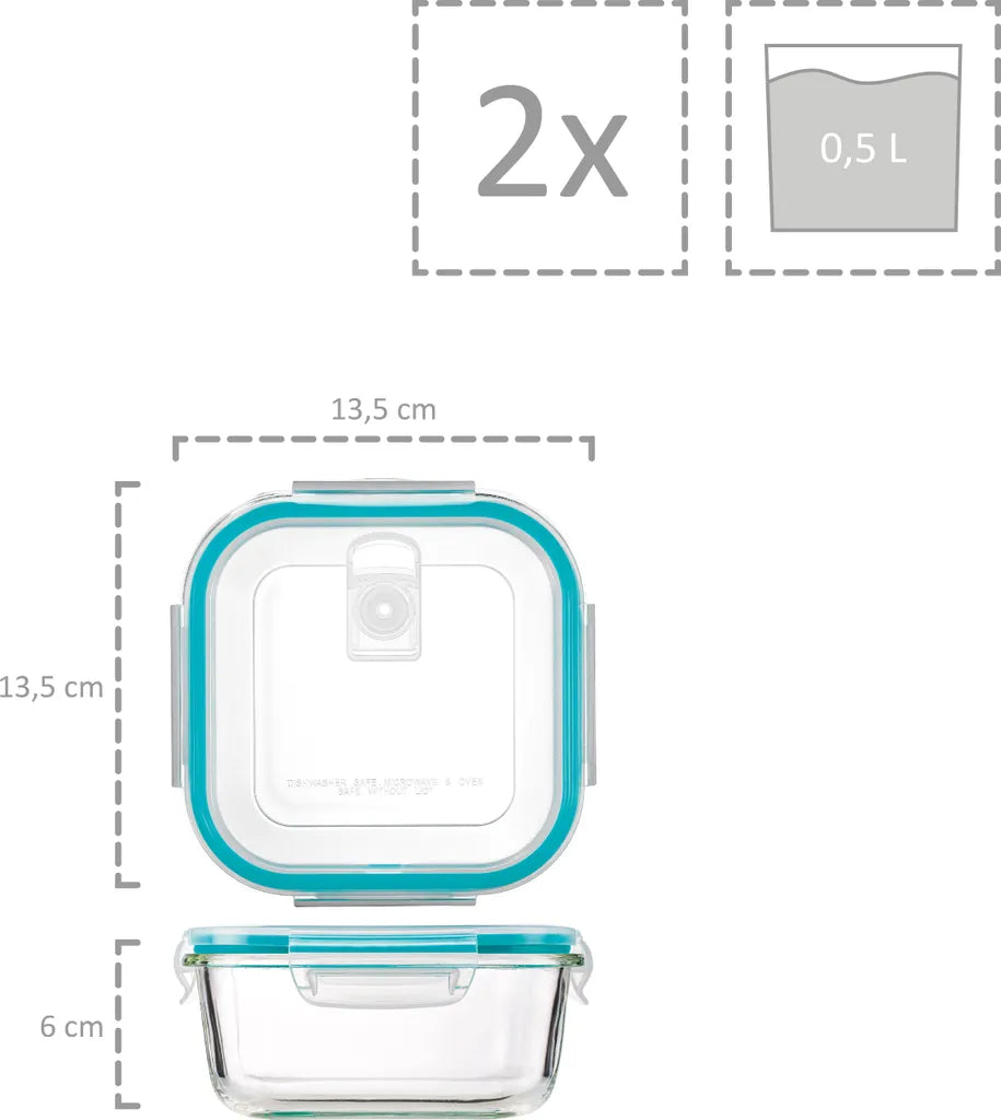  Sänger Frischhaltedosen Set Aus Glas 12er Set
