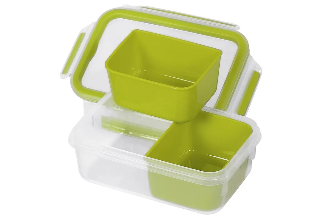  Emsa Snackbox CLIP & GO 0,55 Liter Transparent / Grün