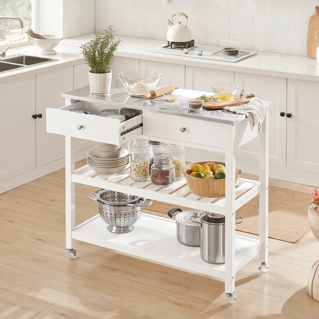  SoBuy® Küchenwagen Flurschrank Sideboard Beistelltisch Konsolentisch FKW47-W