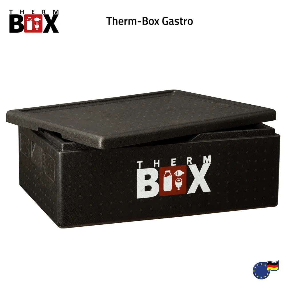  Profibox B53 - Wand: 3cm - Volumen: 53L - Innenmaß: 62,5x42,5x22cm - Wiederverwendbar Isolierbox Thermobox Kühlbox Warmhaltebox - Für E2 Kiste