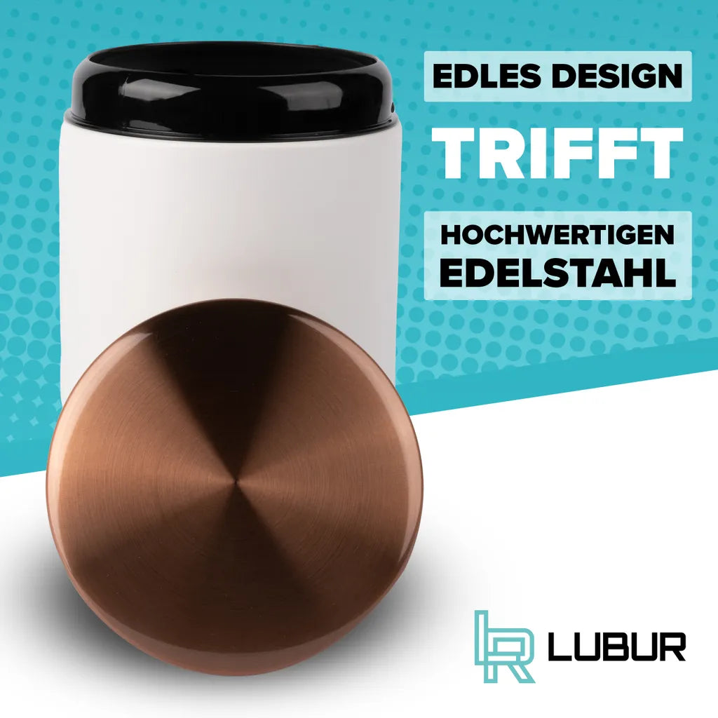  Lubur Premium Vorratsdosen Set - 3X Aufbewahrungsdose Für Lebensmittel - 1L Vorratsbehälter In Edlem Design Storage Jars - Pflegeleichte Vorratsdose Mit Deckel