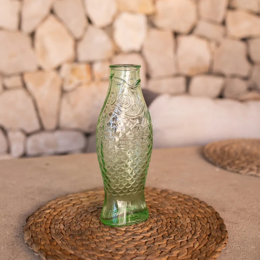  SERAX Karaffen Serax | Glasflasche Fish & Fish | Grün 29 Cm