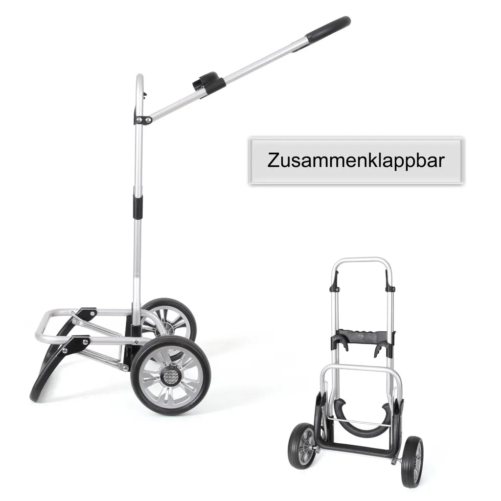  Andersen Shopper Scala Plus Alu Klappbar Mit Rad Ø 15 Cm Und 47 Liter Tasche Famke Blau Mit Kühlfach