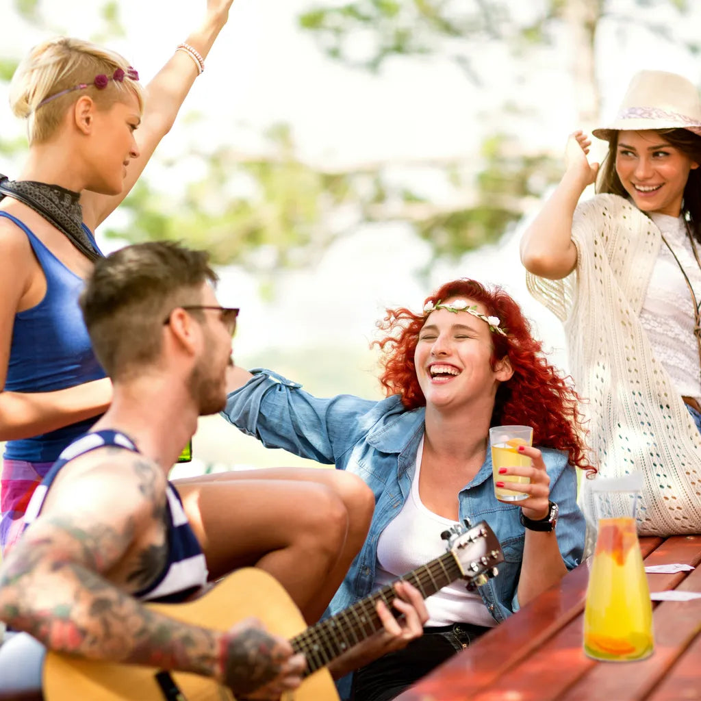  Relaxdays Wasserkaraffe Set Mit Gläsern