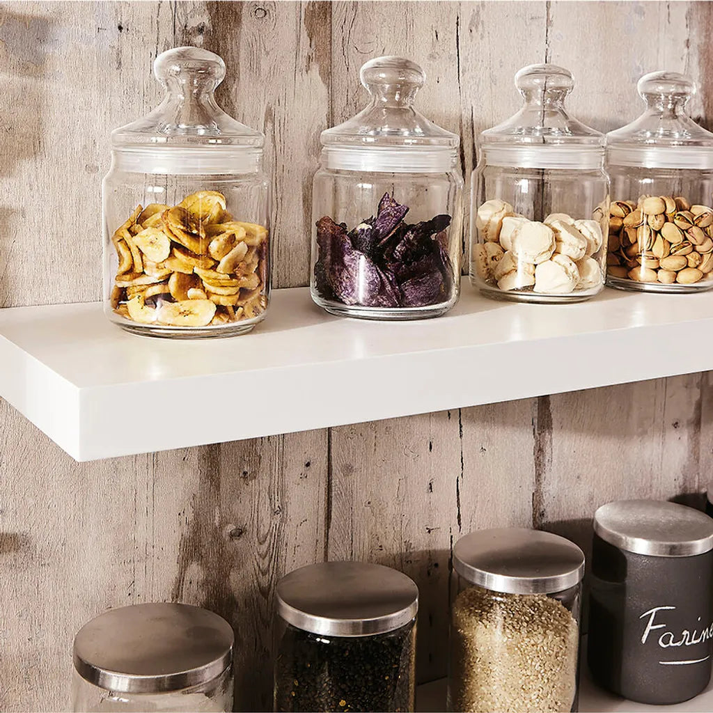  Luminarc ARC 12252 Pot Club Dose Mit Deckel, Vorratsglas, Bonbondose, 1.5 Liter, Glas, Transparent, 1 Stück