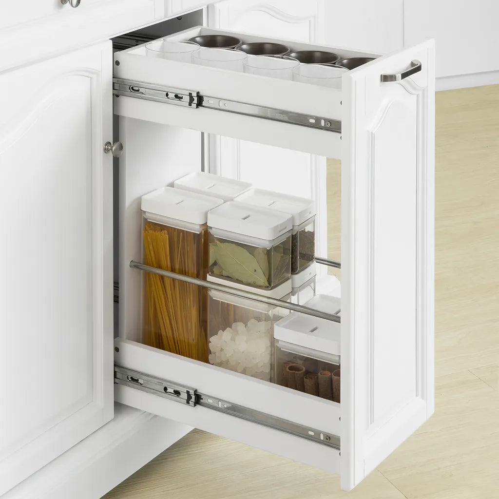  SoBuy FKW100-WN Kücheninsel Mit Arbeitsplatte Küchenwagen Mit 2 Türen Und Ausziehbarem Flaschenhalter Küchenschrank Sideboard Küchentrolley Weiß BHT Ca.: 115x90x46cm