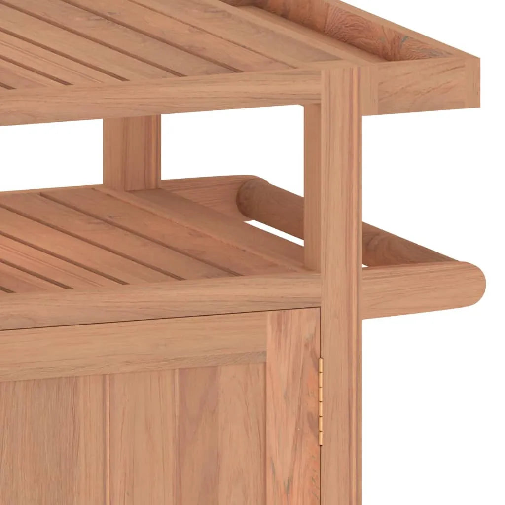  VidaXL Barwagen 120x50x90 Cm Massivholz Teak