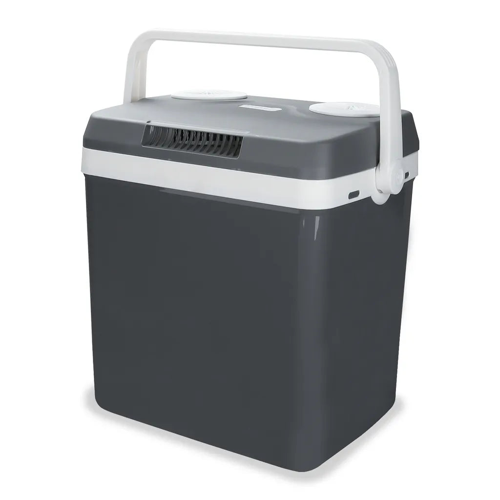  EINFEBEN Kuehlbox Tragbare 32 Liter, Thermo-Elektrische Kuehlbox, Wärmen Und Kühlen Mini-Kuehlschrank 12 Volt Und 230 Volt, ECO-Modus, Mit Tragegriff, Für Auto, Innenraum, Camping Kühlboxen