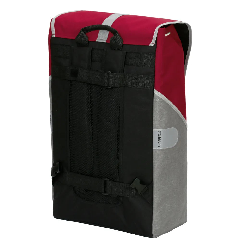  Andersen Shopper Unus Alu Höhenverstellbar Mit Kugellagerrad Ø 17 Cm Und 46 Liter Tasche Filip Rot Mit Kühlfach