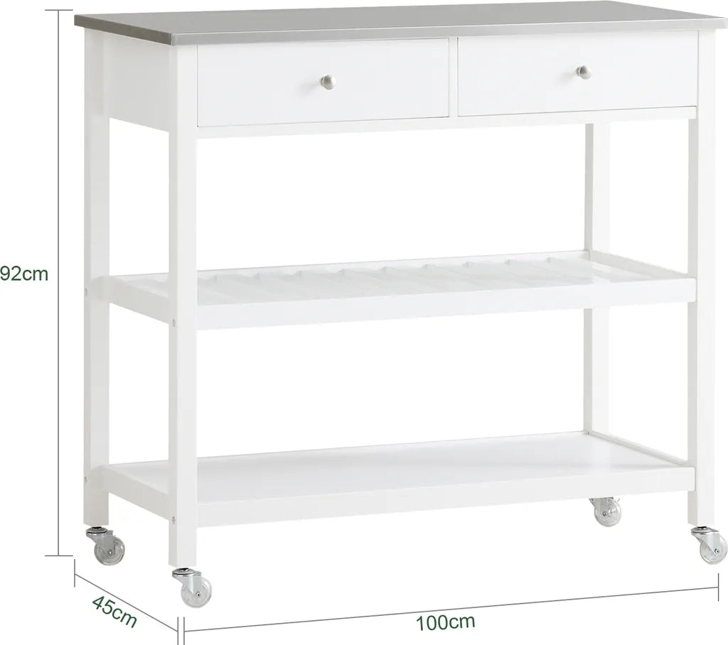  SoBuy® Küchenwagen Flurschrank Sideboard Beistelltisch Konsolentisch FKW47-W