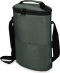  Navaris Kühltasche Für 2x Weinflasche - Kühler Tasche Für 2 Flaschen Wein Prosecco Oder 4 Bierdosen - Flaschentasche Mit Tragegurt In Grau