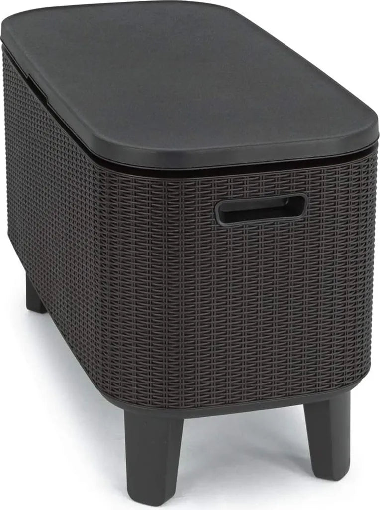  Keter Garden Bar 2in1 Tisch, Bar Mit Kühlbehälter Bevy Cool Bar Rattan