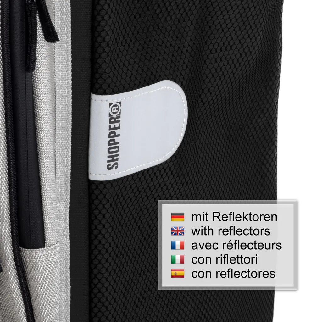  Andersen Shopper Royal Treppensteiger Alu Klappbar Mit Rad Ø 3 X 13cm Und 62 Liter Tasche Hydro 2.0 Schwarz Mit Kühlfach