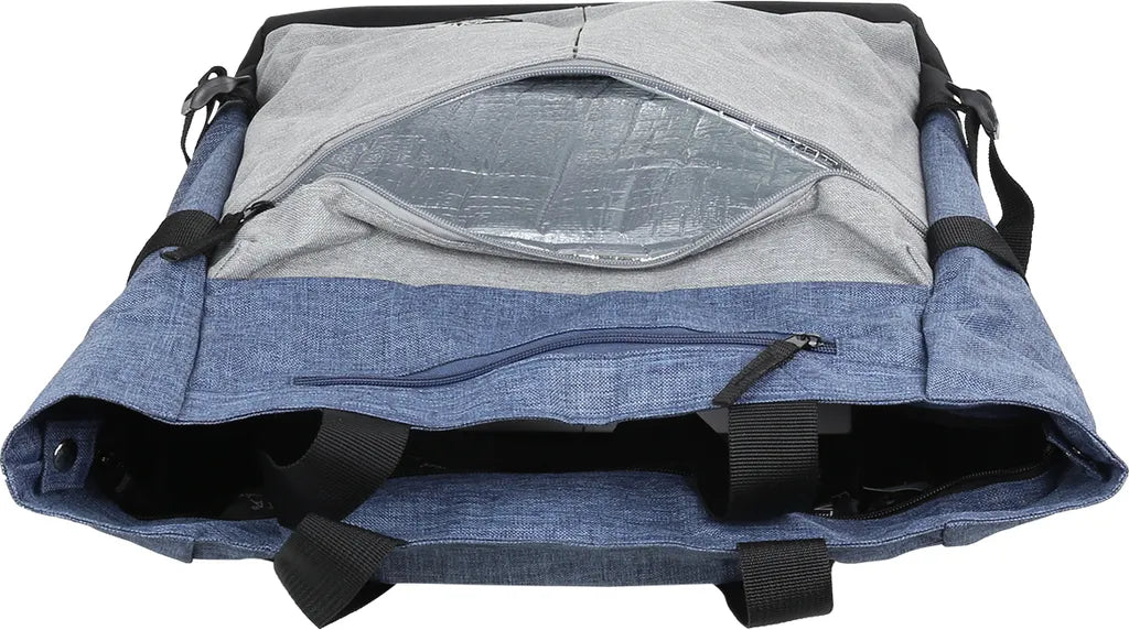  Punta Wheel-Cool Shopping-Roller Mit Kühlfach Einkaufstrolley 52 Cm 2 Rollen, Farben:Braun
