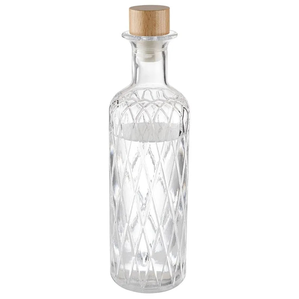  APS Glaskaraffe DIAMOND 0,8 Liter Glasklar