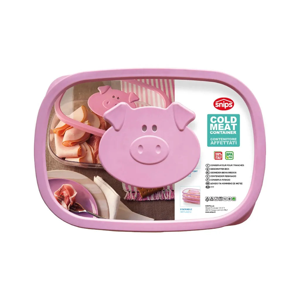  Snips Cold Meat Saver, Box, Rechteckig, 1,5 L, Pink, Transparent, Polypropylen (PP), Gummi, Styrol-Acrylnitril (SAN), -18 °C