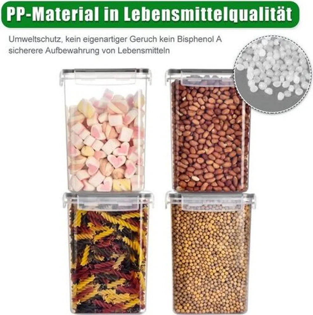  24er-set Vorratsdosen Set, Aufbewahrungsbox Mit Deckel, Schüttdose & Frischhaltedosen Küche Groß Vorratsdosen Luftdicht