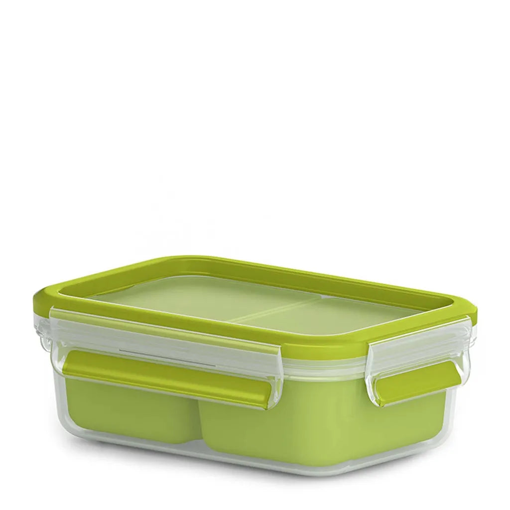  Emsa Snackbox CLIP & GO 0,55 Liter Transparent / Grün