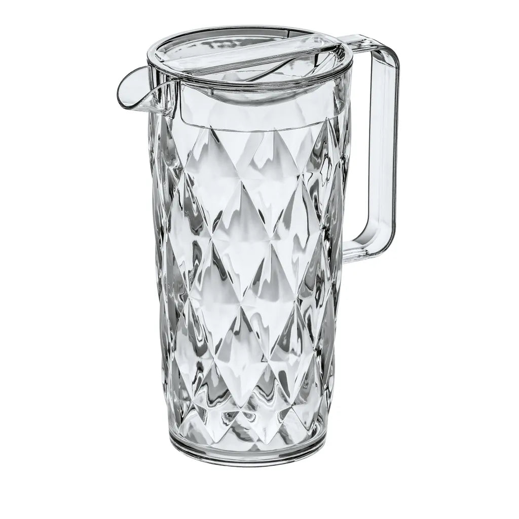  Koziol - Kristallkaraffe 1,6 Liter Mit 4 Tassen à 250 Ml