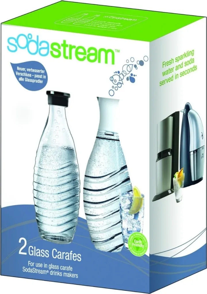  SodaStream Glaskaraffen 0,6 Liter Im 2er-Pack, 764997