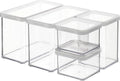 ROTHO Set Premium Dosen 5 Tlg. LOFT, Farbe:Transparent / Weiß