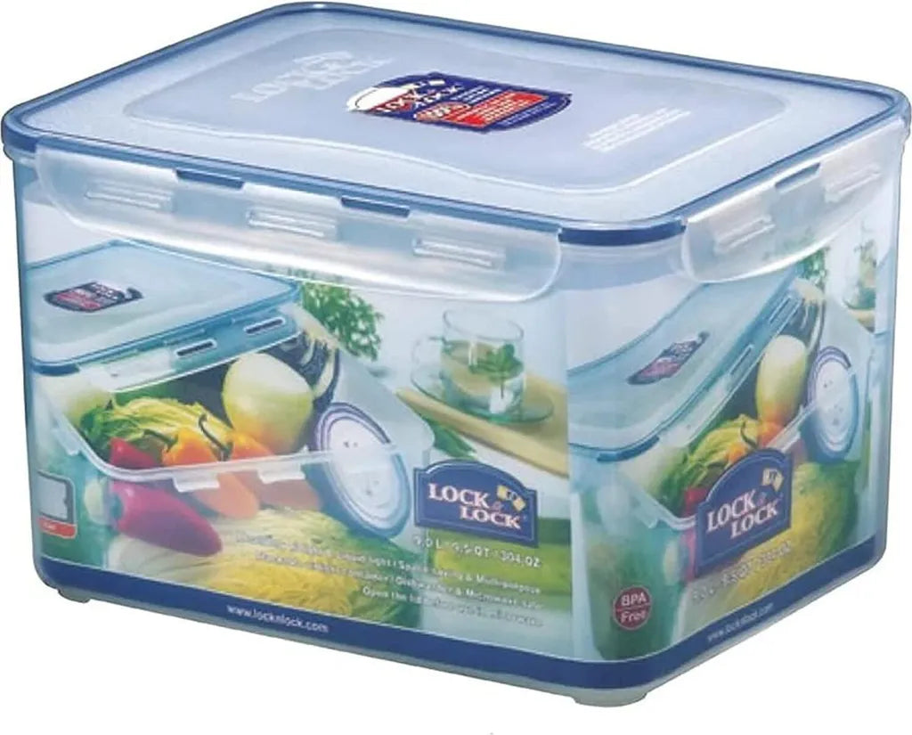  LocknLock Classic HPL838 Frischhaltedose 9L - Luft & Wasserdicht (1er Pack)