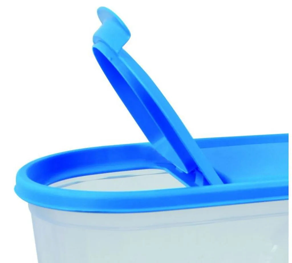  Vorratsdose Transparent Als Streudose Schüttdose Mit Farbigem Deckel 1200 Ml