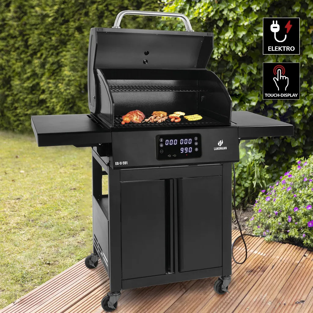  LANDMANN E-Grillwagen Black