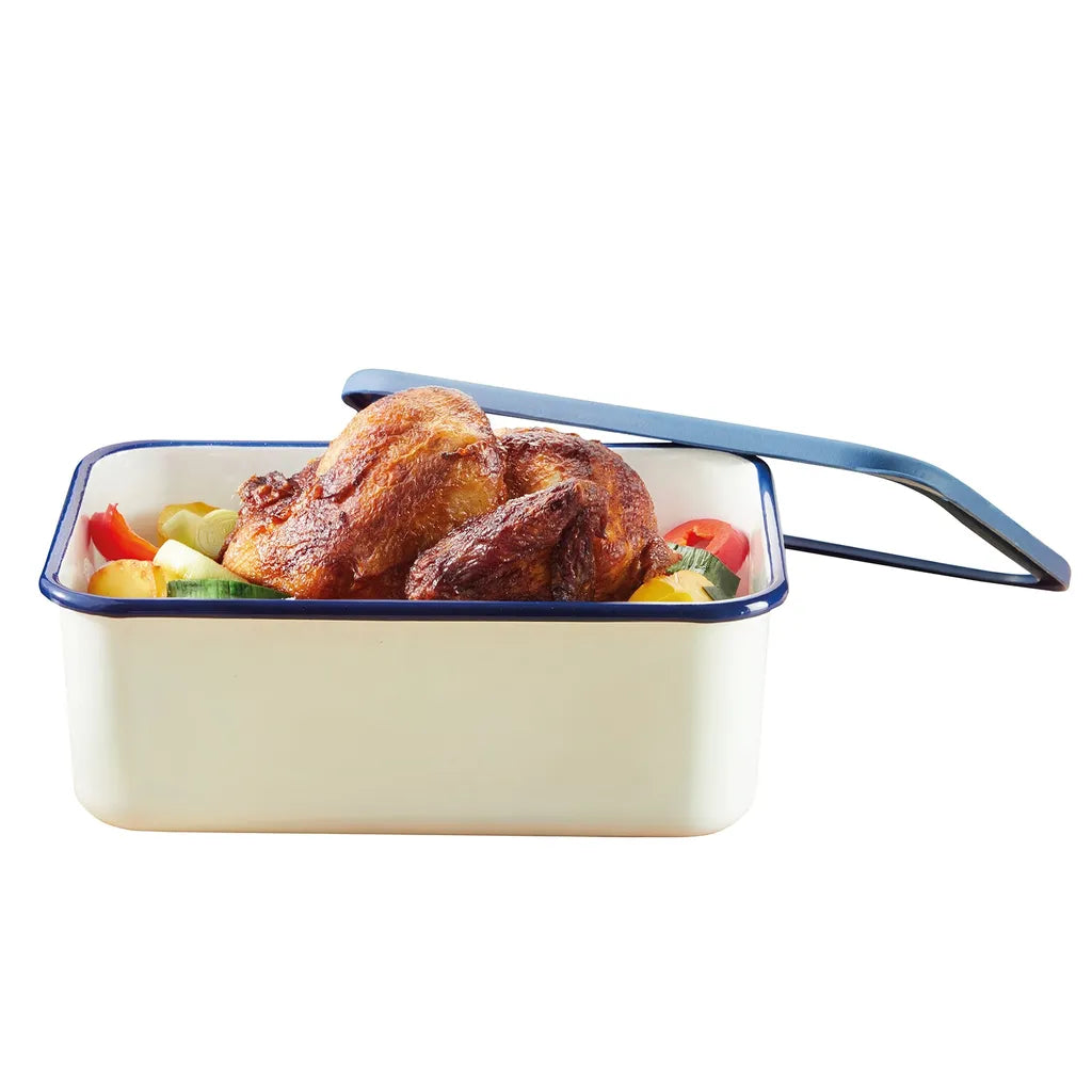  HoneyWare | Classic Line - Frischhaltedose Aus Emaille, Größe XL-hoch, 2,8 Liter