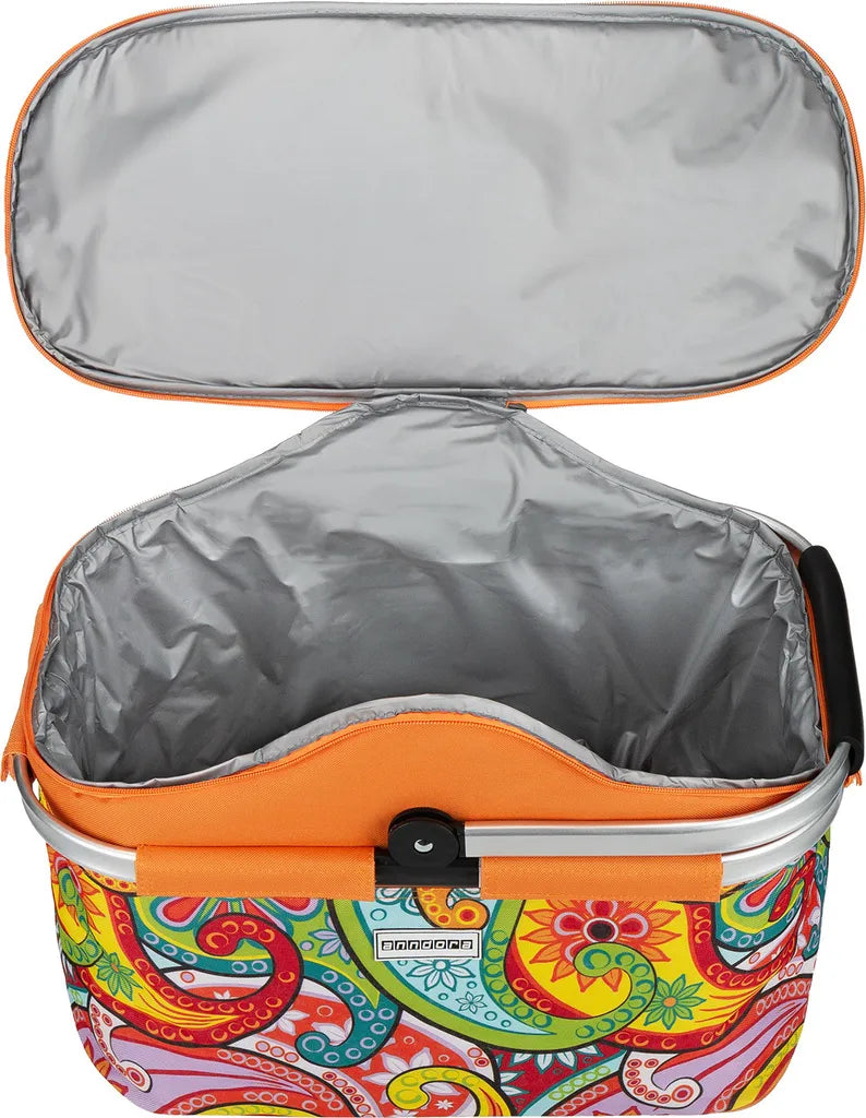  Anndora Kühlkorb 25 Liter Orange Paisley - Paisley