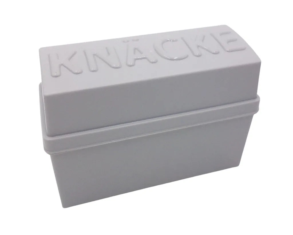  Knäckebrotbox Brotbox Knäckebrot Box Brotdose Aufbewahrungsbox Vorratsdose , Farbe:hellgrau