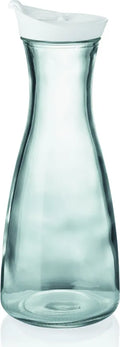  Karaffe Mit Deckel, 1,0 Ltr., Weiß, Glas : Karaffe Mit Deckel, 1,0 Ltr., Weiß, Glas Variante: Karaffe Mit Deckel, 1,0 Ltr., Weiß