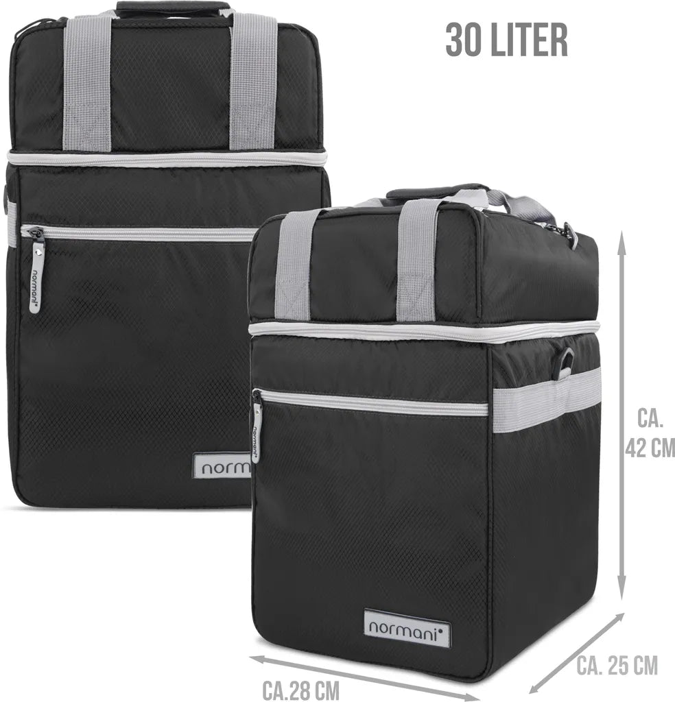  Normani Isolierte Kühltasche Mit 2 Fächern 30 L
