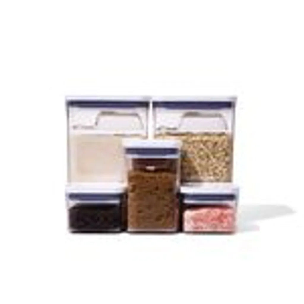 OXO Good Grips Mehrteiliges Pop-Container-Set, Kunststoff, Weiß