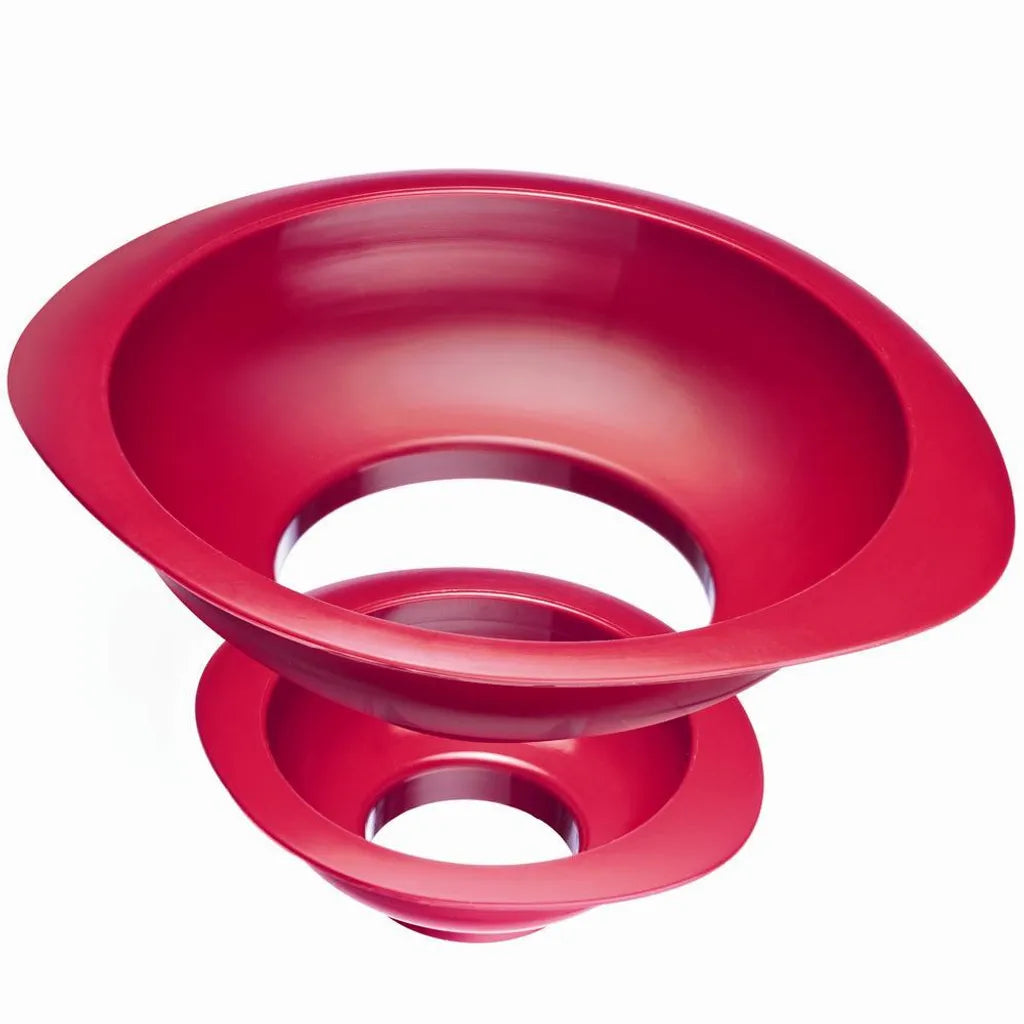  Westmark 1155 2270 Einmachtrichter 'Twix', Rot, 2-teilig (1 Set)