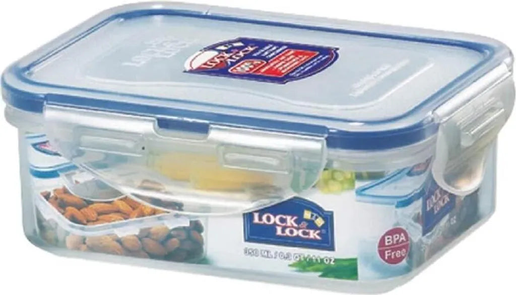  Lock & Lock 12er Set Frischhaltebox Rechteckig 350ml 135x102x52mm HPL806