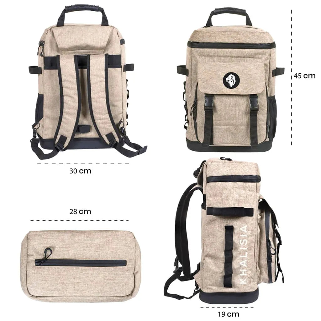  KHALISIA Kühltasche - Fahrradtasche Für Gepäckträger - Einsetzbar Als Gepäckträgertasche - Fahrrad Rucksack - Picknicktasche - Lunchtasche - Thermotasche Hält Kalt & Warm