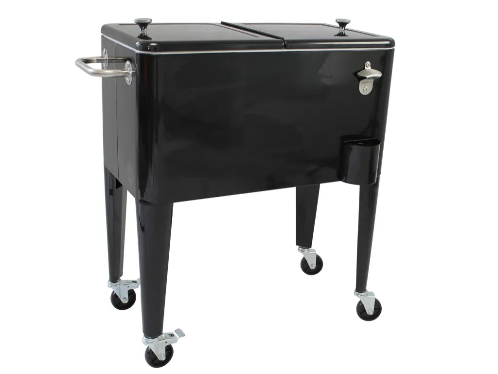  Kailua Cooler - Amerikanische Kühlbox, Kühlwagen, Party Getränkekühler, Schwarz
