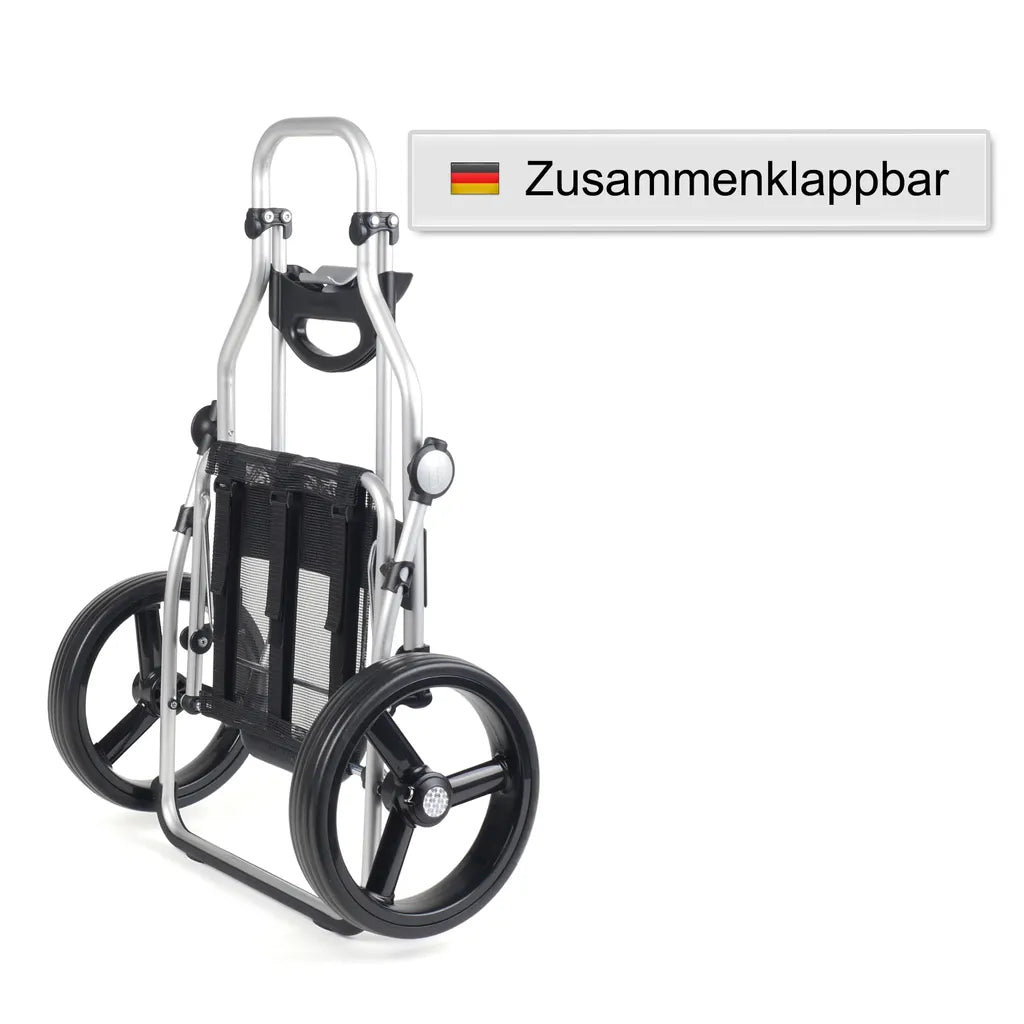  Andersen Shopper Royal Alu Klappbar Mit 3-Speichenrad Ø 25 Cm Und 49 Liter Tasche Senta Grau
