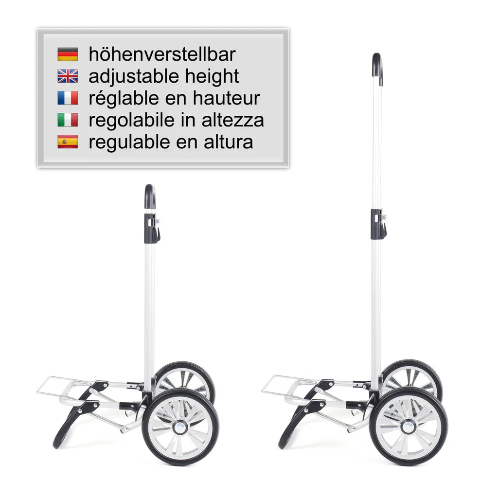 Andersen Shopper Alu Star Höhenverstellbar Mit Rad Ø 20cm Und 41 Liter Tasche Ole Schwarz