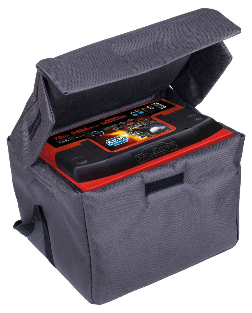 Termo-Batterietasche Batterieschutz Frostschutz Batteriehülle Thermotasche Für 65 - 75 Ah Geeignet, Größe L