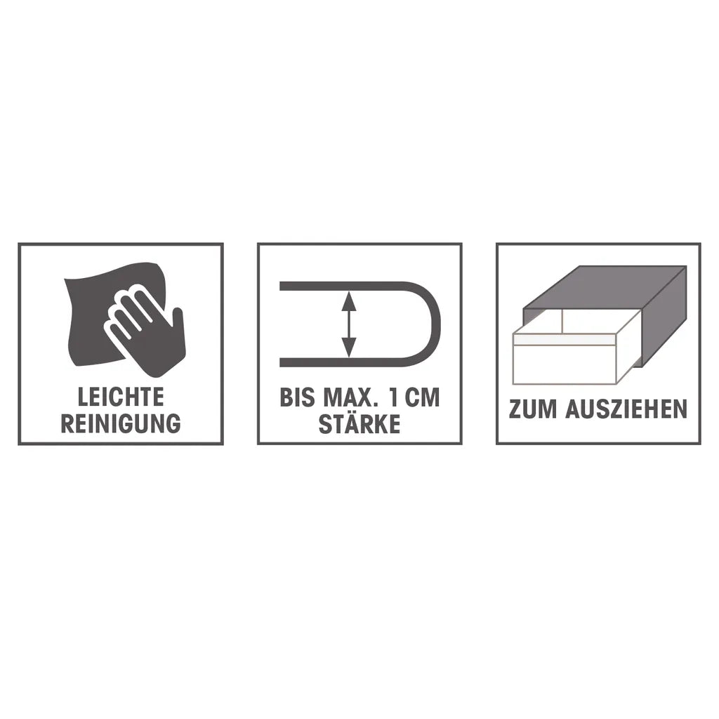  GOURMETmaxx Klemm-Schublade Für Kühlschrank, 3er-Set Schublade Klemm Kühlschrank GOURMETmaxx Zusatzfach Gemüsefach 3er-Set Ordnung