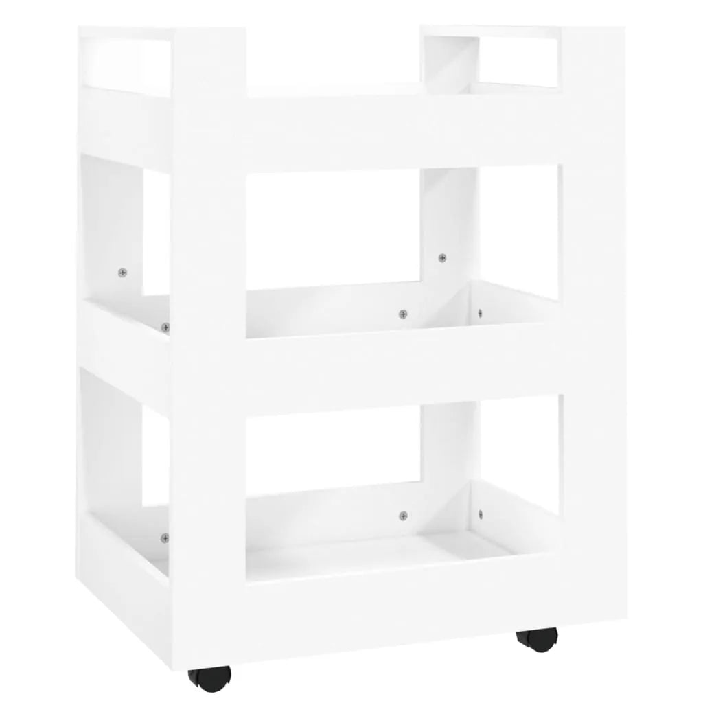  VidaXL Küchenwagen Weiß 60x45x80 Cm Holzwerkstoff