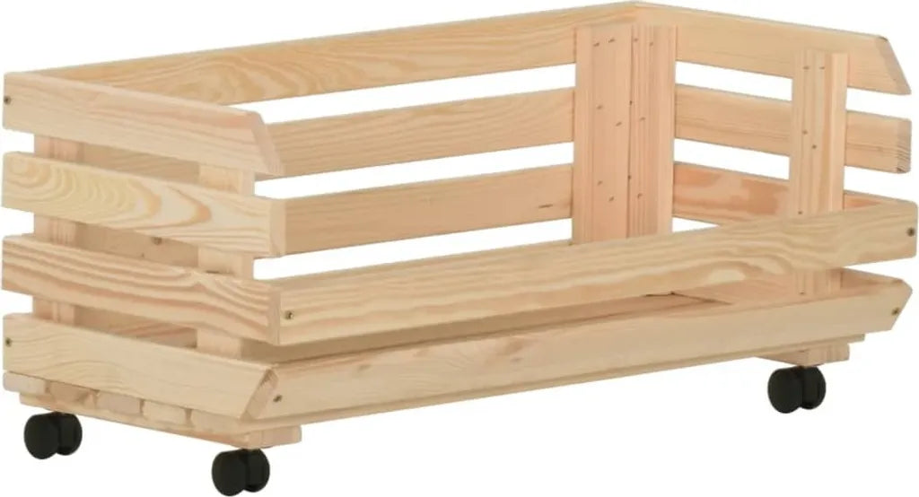  VidaXL Gemüsewagen 77x30x80 Cm Massivholz Kiefer