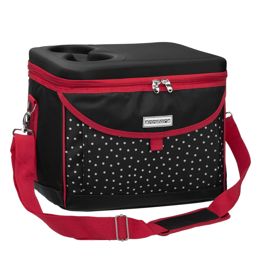  Kühlbox Kühltasche Klein Schwarz Weiß 35 X 24 X 27 Cm- Snövit - Schwarz Weiss