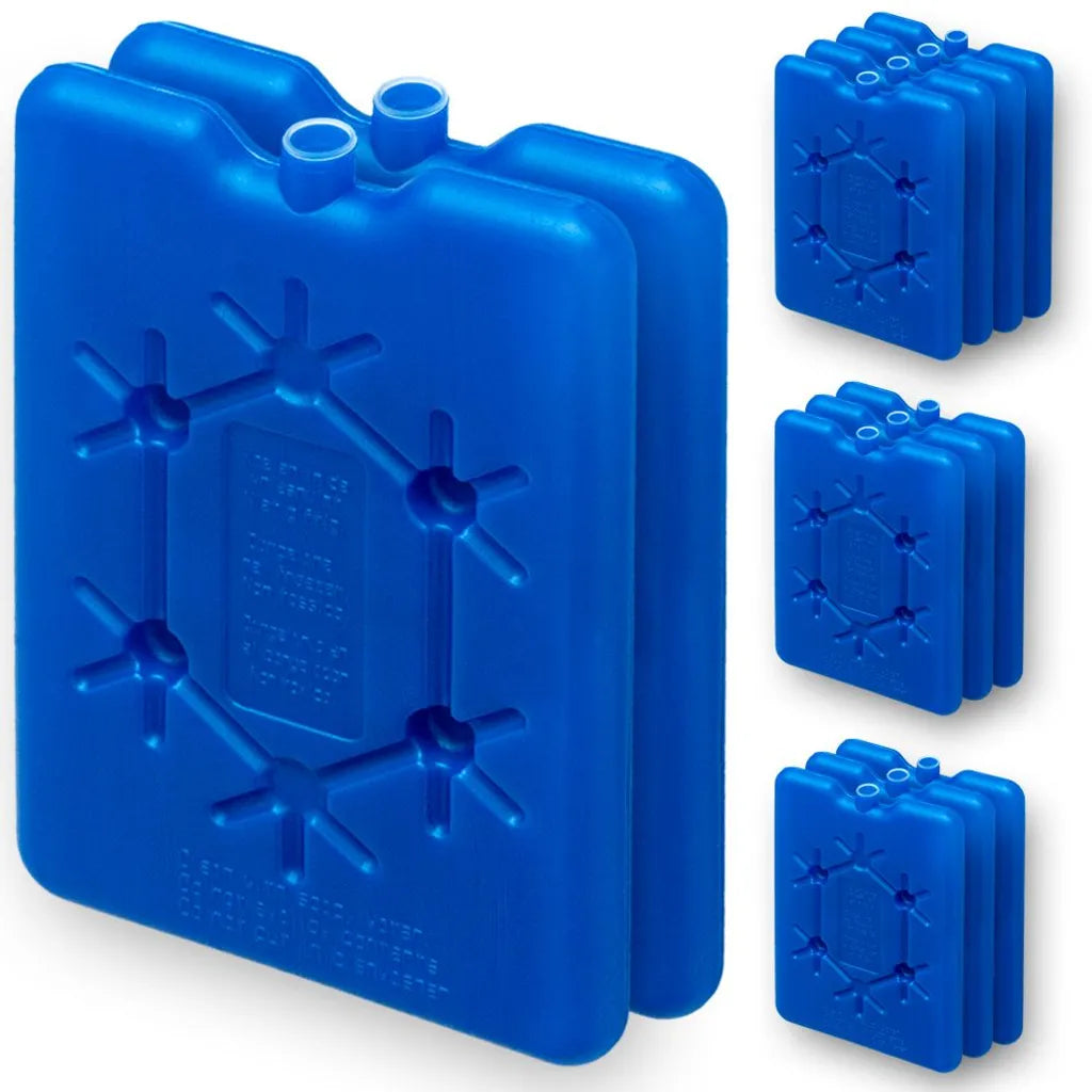  Deuba Kühlakku Set 12 Stunden Flach Je 200ml Für Kühltasche Kühlbox Outdoor Kühlelement Kühlpack Cool Pack Kühlakkus, Anzahl:12er Set