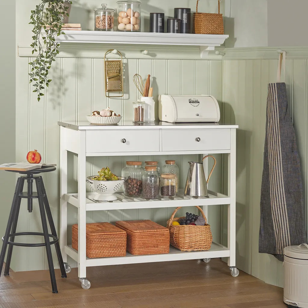  SoBuy® Küchenwagen Flurschrank Sideboard Beistelltisch Konsolentisch FKW47-W