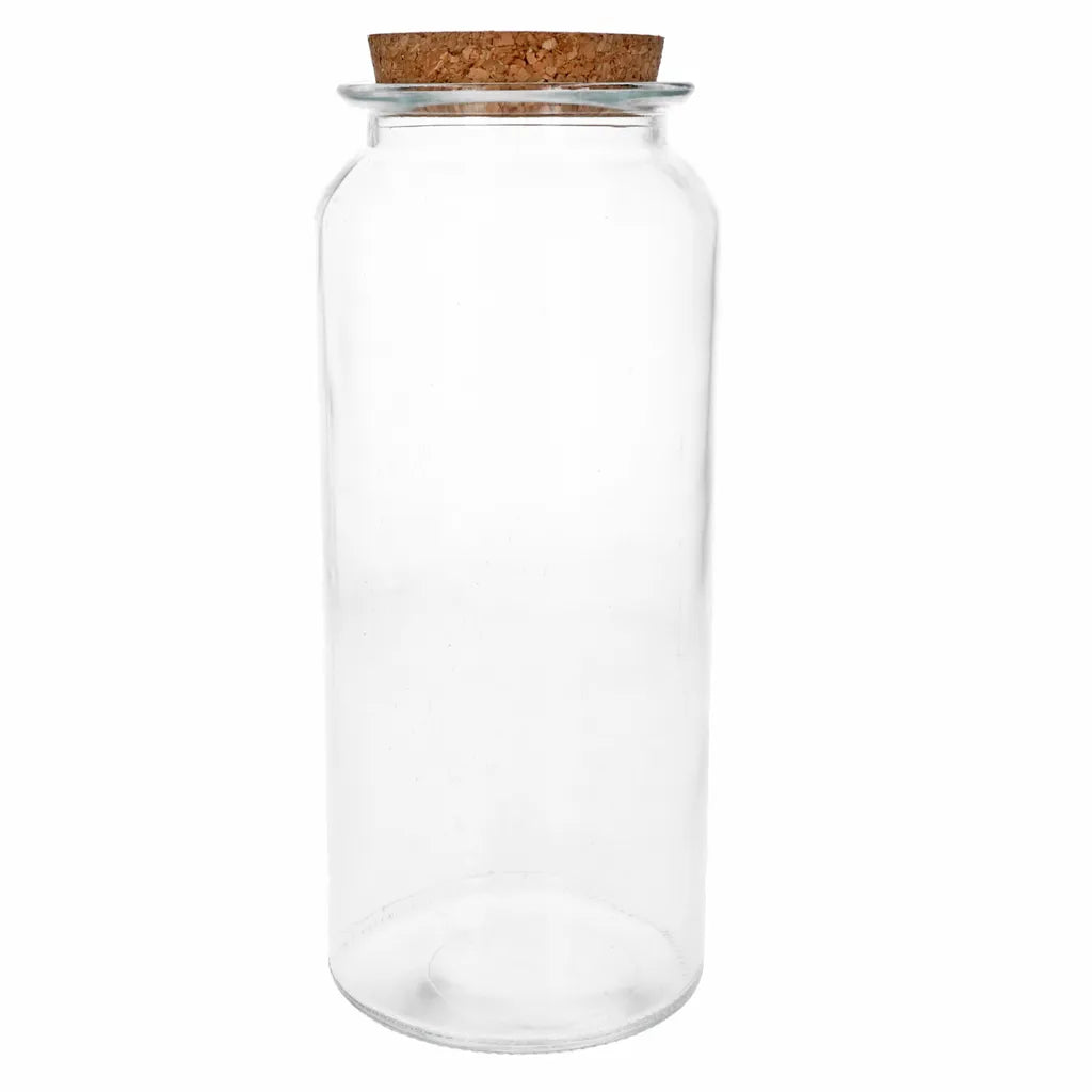  4er Set Vorratsglas Mit Kork-Deckel 1,9L Bonbons Aufbewahrungs-Behälter Dose